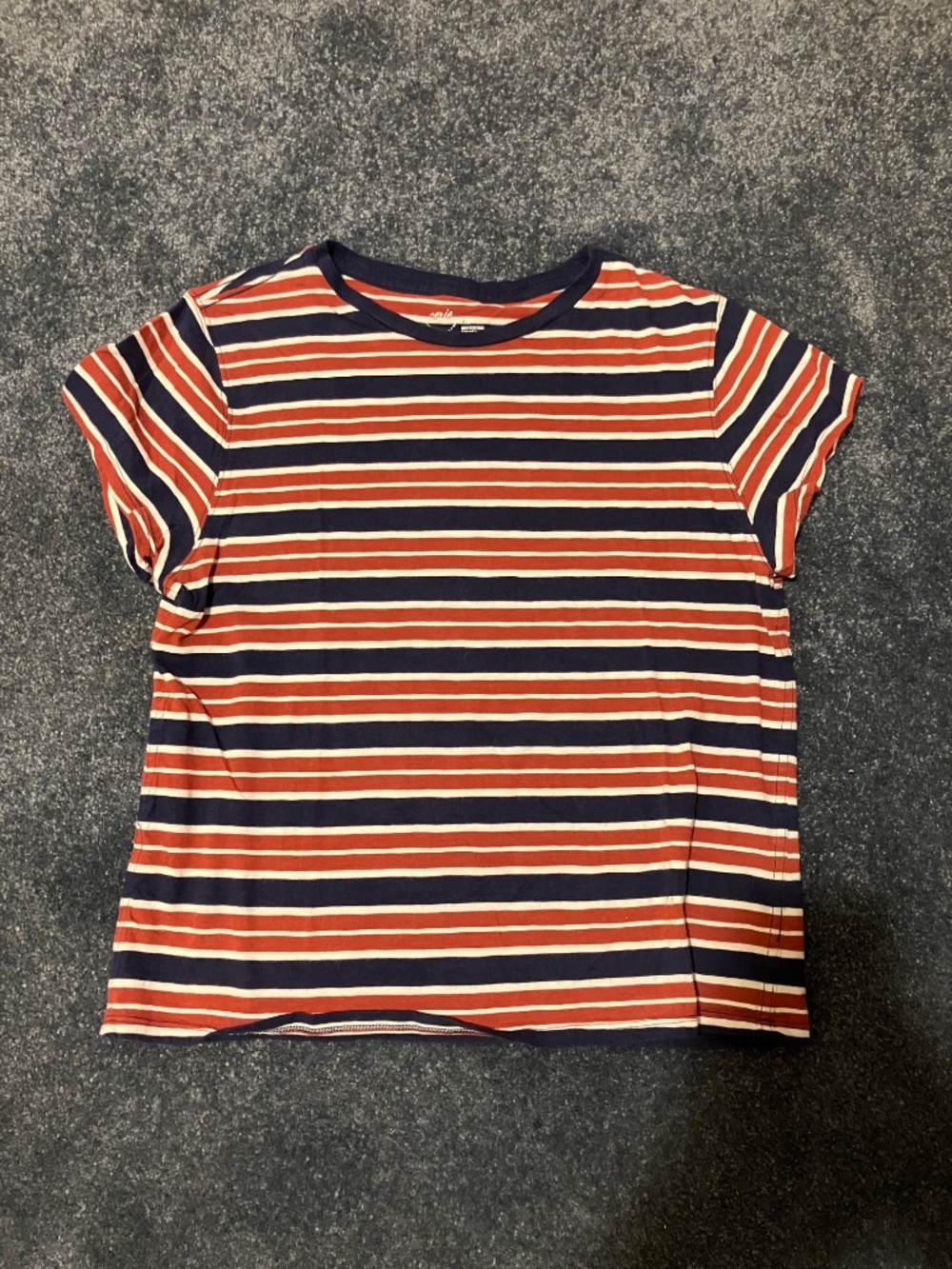 Aerie Striped Vintage T-Shirt (Medium) - Picture 4 of 9